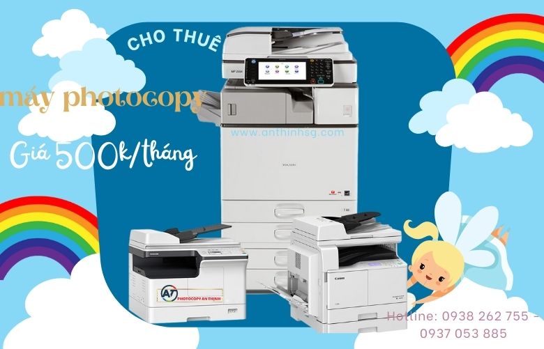 Cho thuê máy photocopy tại Quận 3, TP.HCM