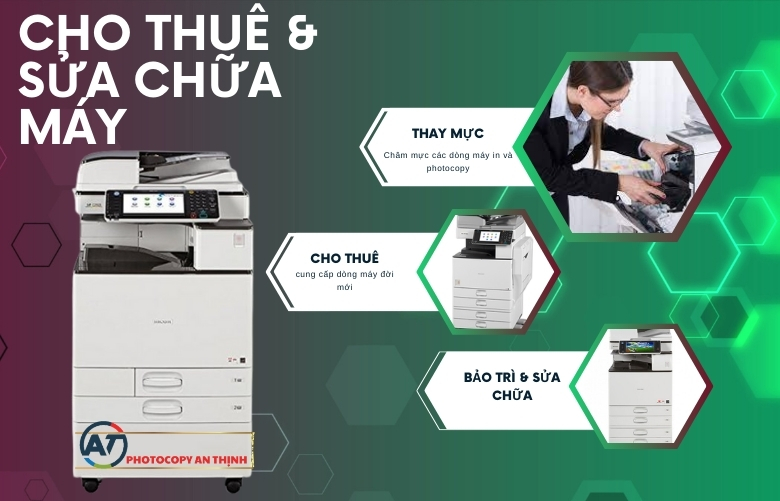 Cho Thuê Máy Photocopy Đường Trần Xuân Soạn, Nhà Bè