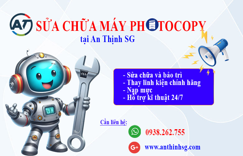 Sửa máy photocopy đường Ông Ích Khiêm-An Thịnh SG