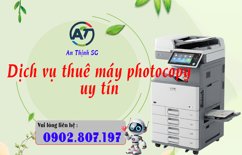 Thuê máy photocopy UY TÍN chỉ từ 800K tại Bình Tân 