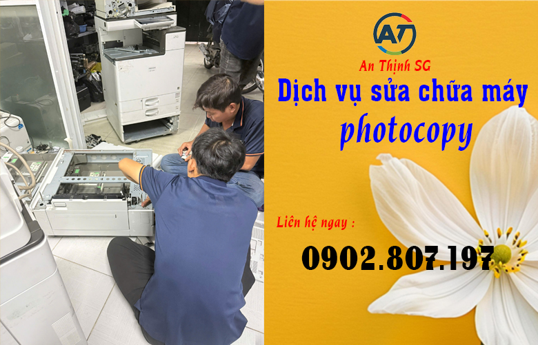 Sửa máy photocopy TẬN NƠI tại quận 2 HCM