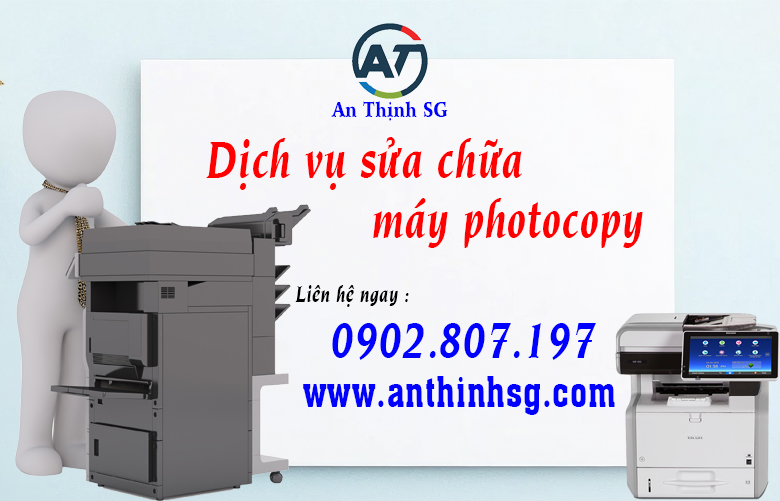 Sửa chữa máy photocopy GIÁ RẺ tại quận 12 HCM